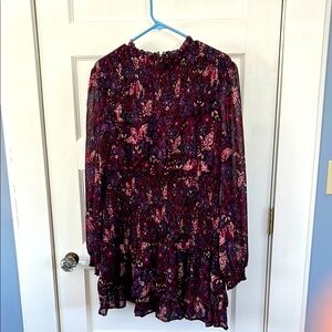 Aqua Multicolor Textured Dress